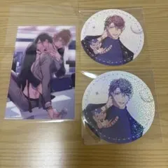 狂い鳴くのは僕の番 虜 カフェ マドラー コースター 缶バッジ 他 21点セット 狂い鳴くのは僕の番 虜 カフェ マドラー コースター 缶バッジ 他