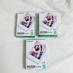 FUJIFILM instax mini インスタントフィルム 10枚×3個