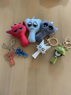 スプランキーぬいぐるみキーホルダー７点セット