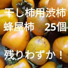 干し柿用渋柿　蜂屋柿　25個