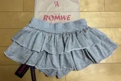 SHEIN ROMWE Grunge Punk スカート ダメージ加工スウェット