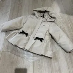 Petit main リボンつきダウン　110センチ