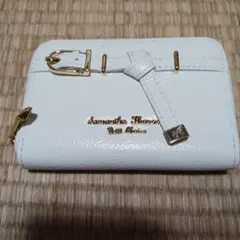 サマンサタバサ プチチョイス ホワイトコインケース 定期入れ カードケース