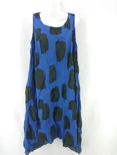 antiqua patterntorso ノースリーブワンピース ブルーブラックのサムネイル