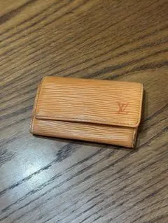 LOUIS VUITTON Epi 多功能鑰匙圈 6連 橘色