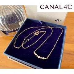 CANAL4℃ピンクゴールドネックレスジルコニアヨンドシーヴァンドーム青山ツツミ