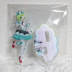 ひみつのアイプリ サンリオ アクリルスタンド ポチャッコ アイリ