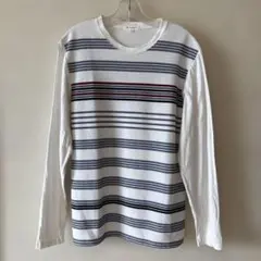 THE SHOP TK 長袖切り替えTシャツ　サイズLのサムネイル