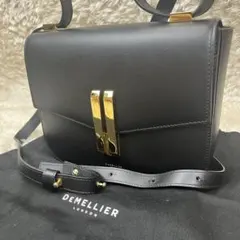 【超美品】デメリエー　VANCOUVER ショルダーバッグ　2way レザー　黒