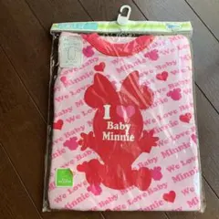 ディズニーミニーピンク60〜70女の子ベビー新品未使用ロンパース