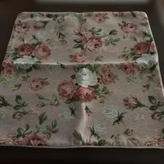 バラ柄 クッションカバー 45×45cm 1枚