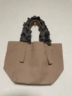 LUDLOW トートバッグ ベージュ フリルハンドルのサムネイル
