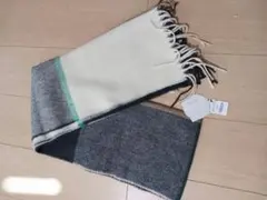 LAKOLE ストール マフラー チェック柄 フリンジ