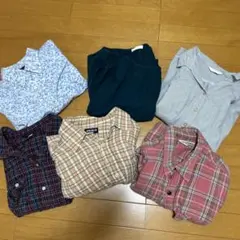 半袖長袖シャツ6着セット