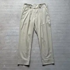 JEANASIS ベージュ テーパードパンツ M 未使用 新品 タグ付きのサムネイル