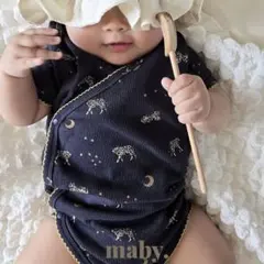 maby 前開き　ロンパース　半袖肌着のサムネイル