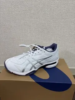 ★新品未使用★ アシックス テニスシューズ25センチ　４Ｅ軽量　オムニクレー