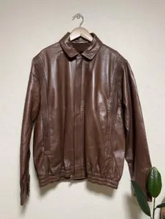 美品　スペイン製　LOEWE ロエベ ナッパレザージャケット 46 メンズ M