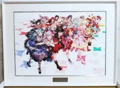 ブルーアーカイブ 夢が残した足跡 額装イラスト 箔加工アート ブルアカ ブルーアーカイブ 夢が残した足跡 額装イラスト 箔加工アート ブルアカ