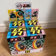 鬼滅の刃　プチラマ　情景乃箱　其の壱の編　4種セット　フィギュア