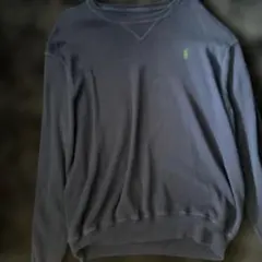 Polo Ralph Lauren ネイビー スウェット ニット 緑ポニー