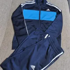 《美品》adidas ジャージ 上下セット ネイビー/ブルー
