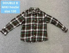 DOUBLE B 【MIKI houSe】　長袖シャツ　size 130