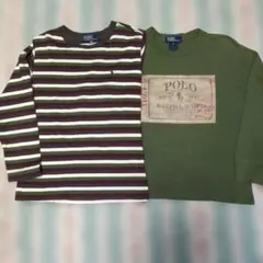 Polo Ralph Lauren2枚セット長袖カットソー120cm