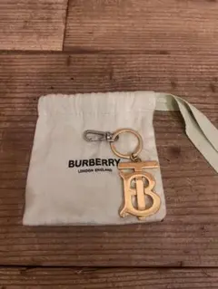 BURBERRY ゴールド キーホルダー