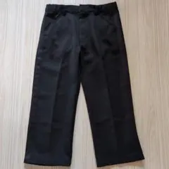COMME CA ISM スラックスパンツ 黒 120cm　コムサイズム