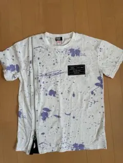 ANAP GIRL ペイント柄 ジップアップ 半袖Tシャツのサムネイル