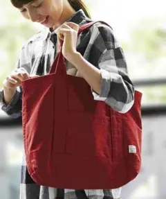 Sunny clouds サニークラウズ 完熟赤いトートバッグ レッド 赤