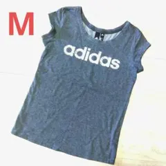 adidas　Tシャツ　フランチスリーブ　M　グレーのサムネイル