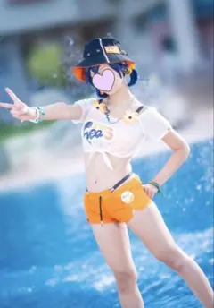 ゼンゼロ リン 水着 コスプレ衣装+ウィッグ zzzero ゼンレスゾーンゼロ