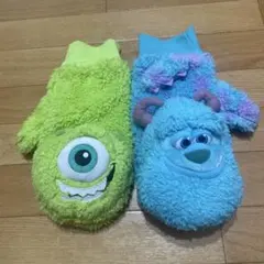 東京ディズニーリゾート　モンスターズインク　サリー　マイク　手袋　ミトン