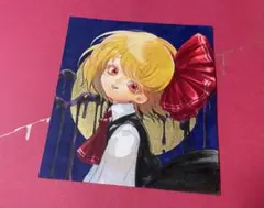 東方Project ルーミア 手描きイラスト 同人 ファンアート 原画