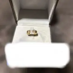 新品⭐︎24K 純金 3.75g チェーンデザイン リング 指輪 韓国 刻印あり 