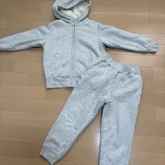UNIQLO フリース　上下　グレー　120サイズ