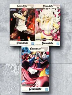 ワンピース Grandistaフィギュア 3種セット シャンクス ボニー バギー