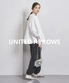 UNITED ARROWSジャカード ボリュームスリーブ ブルゾン¥30,800