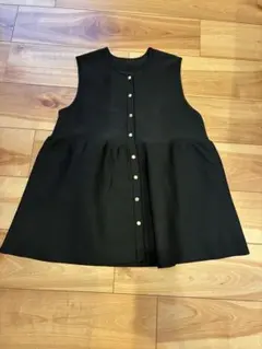 GRL ブラックベスト　ジレ　サイズF