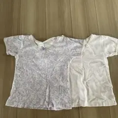 厚めコットンアンダーシャツ2枚セット 120cm