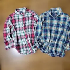 Polo by Ralph Lauren 　ネルシャツ　長袖シャツ 2点セット