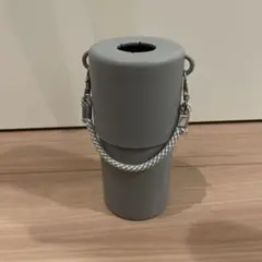ペットボトル　保冷　水筒カバー グレー