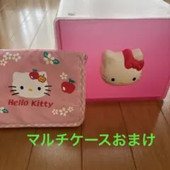 ハローキティ レトロ　小物入れ ピンク　おまけ　マルチケース付き