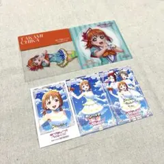 高海千歌 フォト風カード ビッグエコー コースター セット