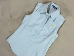 Burberry バーバリー ブルーレーベル ノースリーブ シャツ