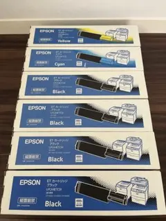 EPSON エピソン ETカートリッジ ブラック シアン イエロー 計6本のサムネイル