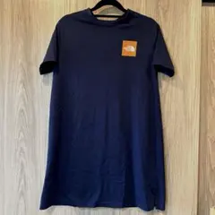 【美品】THE NORTH FACE スクエアロゴ ワンピース　サイズ150