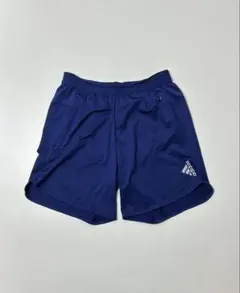 adidas ブルー　ハーフパンツ HEAT.DRY 7インチ　Lサイズ